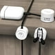 thumbnail image 4 of Organizador de cables magnético para cables de datos, 6 paquetes, hebilla de gestión de cables de escritorio, clip de cable fijo redondo, colección de cables, almacenamiento de cables para teléfonos m, 4 of 6