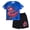 Blue / black, variant on Marvel Spider-Man T-Shirt and Shorts Outfit Set Toddler to Big Kid