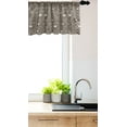 thumbnail image 3 of Ambesonne Coffee Window Valance, Warm Caffeine Drink and Food, 54" X 18", Pale Taupe White, 3 of 3