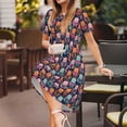 thumbnail image 3 of Balery Octopus in love Pattern Womens Dresses Loose Short sleeve Sundresses Swimsuit Coverup 2025 Summer Casual Dress for Women - A-Line Swing Dress, 3 of 6