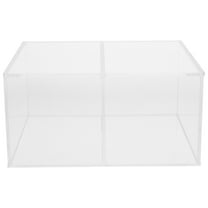 PAMINGONO 1Pcs Clear Acrylic Fish Tank For Desktop Small Fish Tank Home Decor