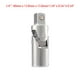 thumbnail image 3 of Kenally Adaptador de enchufe de llave de metal, portátil, pulido, brillante, Universal, ajustable, Manual, funda adaptadora de extensión reutilizable Artesanía 1/4 pulgada Kenally TO008704-01B, 3 of 6