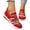 Red, variant on Women Casual Round Toe Walking Shoes Breathable Orthopaedic Flat Hiking Sneakers Comfortable On Low Heel Arch Support Daily Wear (Red,42)