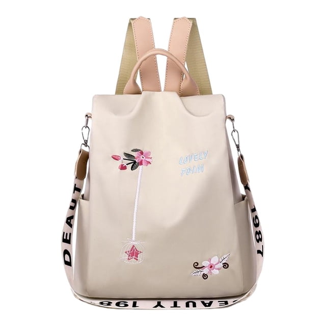 Casual Bolso de Hombro para Viajes Al Aire Libre Daypack beige Zulema Paquete de hombro transparente