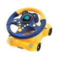 thumbnail image 3 of Kokiya Steering Wheel Toy Simulation Car Steering Wheel Eletric Pretend Play Fun Learning Role Play Driver Fun Activity for Toddlers blue, 3 of 9