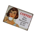 thumbnail image 2 of Tin Sign Coffee Vintage Funny Metal Tin Sign Retro Cafe Home Plaque Bar Pub Poster 8 x 12 Inch, 2 of 8