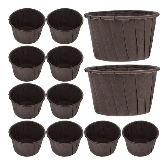 Homoyoyo Nonstick Coffee Paper Molds 50 Pcs for Themed Parties, Baking, Cupcake Liners, and Special Occasions