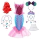 thumbnail image 2 of Disfraz de sirenita para niñas, vestido de princesa Ariel, Halloween, Carnaval, fiesta de cumpleaños, ropa de bebé zhangmengya unisex, 2 of 2