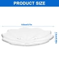 thumbnail image 2 of 4pcs Glass Tea Saucers Glass Costers Glass Tea Cup Mats Tea Set Saucers Glass Saucers, 2 of 7