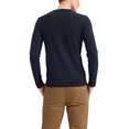 thumbnail image 2 of Hat and beyond Mens Lightweight Knit Long Sleeve Winter Essential Pullover Solid V Collar Sweater, 2 of 6