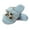 Light Blue, variant on Vogue Cloud Women's Faux Furry Slippers Open Toe Fuzzy Slippers Indoor Outdoor Beige
