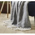 thumbnail image 3 of Peppermint Home Solid Mohair Throw Blanket, 50"x 70", Grey, 3 of 5