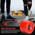 thumbnail image 5 of 4pcs PU high elasticity non flashing wheels with 4plate wheels, 5 of 5