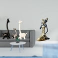 thumbnail image 2 of Estatua de ciervo alce,Estatua de jirafa de cerámica,adorno moderno para decoración del hogar,Estatua de la dama,Estatua de dama tribal africana,artesanías de cafetería hechas a mano,Adorno, 2 of 8