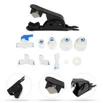 SEWOART Water Line Adapter for Ice Maker Installation in White 1 Set