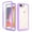 Purple, variant on iPhone 7/8 Plus Case with Screen Protector, Shockproof Soft TPU Bumper Rugged Clear Hard PC Back Shell Anti-Scratch All-inclusive Case Cover Apple iPhone 7/8 Plus 5G 5.5 inch, Red