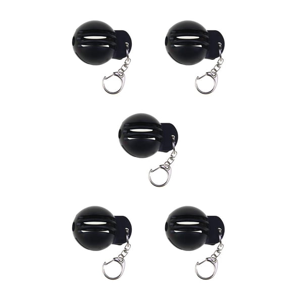 Eigraketly Marcador de golf Stencil Ball Liner Herramientas de alineación Cajón de línea de doble cara Toboganes de golf para dibujar Hook Gancho/Negro 5piezas