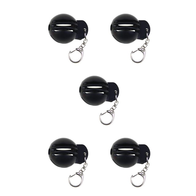 Marcador de golf Soidarity Stencil Ball Liner Herramientas de alineación Gancho/Negro 5piezas