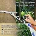thumbnail image 3 of Hanging Hammock Portable Travel Camping For Outdooor Beach Camping Hiking Colorful Easter Eggs Flowers, 3 of 8