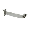 NAHANCO #GWRT 12" Chrome Hangrail Bracket for Round 1 1/4" Round Tubing Outrigger for Gridwall