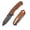 Brown, variant on CIVIVI Placoid Pocket Folding Knife with 3.67" 14C28N Blade G-10 Handle For Men Women Gift C23079-1