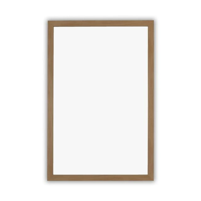 Chloe Lighting CH8M004BS33-FRT 34 in. Reflection Contemporary-Style Oval Wall Mirror, Cherry