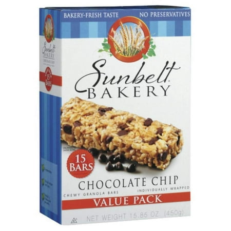 Sunbelt Bakery Chewy Chocolate Chip Granola Bars Four Big Packs 60 Bars