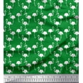 thumbnail image 1 of Soimoi Cotton Jersey Fabric Flamingo Bird Decor Fabric Printed Yard 58 Inch Wide, 1 of 3