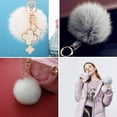 thumbnail image 6 of 24 Pieces Faux Fur Pom Pom Balls  Fluffy Pompom Ball with Elastic Loop for Hats Shoes Gloves Scarves Bag Key Chain Charms Accessories (12 Pairs,Mixed Color), 6 of 7