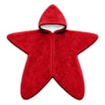 thumbnail image 3 of Baby Starfish Newborn Onesie, Soft Thick Imitation Fleece Winter Romper, Infant Warm Footie Jumpsuit and Swaddle Wrap (Deep Red,Size:9M), 3 of 10