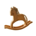 thumbnail image 1 of Figura de caballo de madera, estatua de caballo mecedor, escultura animal artesanal creativa S, 1 of 8