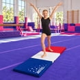 thumbnail image 4 of Justice 6ft Three-Fold Gymnastics Mat with Carry Handles, Multi Color Americana, 1.5-inch Thickness, 4 of 13