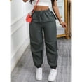 thumbnail image 5 of Women's Lightweight Summer Sweatpants - Casual Drawstring Waist Joggers for Workout Lounge Travel and Running, 5 of 6
