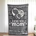 thumbnail image 4 of LHSHID Mom Gifts Birthday Gifts for Mom Blankets Gift Blanket Flannel Soft and Comfortable Anti static Bed Sofa Blanket 50x60in, 4 of 5