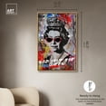 thumbnail image 5 of Save the Queen Canvas Graffiti Pop Art by Art Remedy, Gold Frame, 30" x 45", 5 of 7