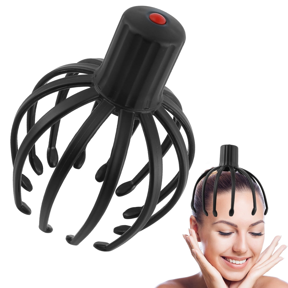 Daruoand Electric Octopus Claw Scalp Massager 12Claw Head Scalp