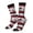 2 Black-1, variant on Buffalo Plaid Forest Pattern Sport Socks for Women and Men Crew Socks Sporty Calf Socks Casual Socks