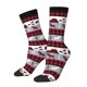 thumbnail image 1 of Balery Buffalo Plaid Forest Calcetas Largas con Estampado para Hombre y Mujer – Suaves y Transpirables, Talla Única (US 5-11), 1 of 6
