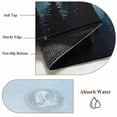 thumbnail image 6 of 6'x9' Area Rugs, Forest Turquoise Indoor Outdoor Area Rug for Living Room Bedroom, Retro Trees Silhouette Landscape Washable Bathroom Rugs Kitchen Floor Carpet Mats Home Decor Aesthetic, 6 of 8