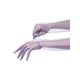 thumbnail image 4 of Guantes largos de tul para mujer INSPIRE CHIC, guantes de malla transparentes de dedo completo para bodas de noche, morado M, 4 of 6