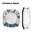 thumbnail image 3 of HELLHERO The American Flag Walker Seat Cover Rollator Seat Back Cover and Daisies lilies for Seniors Men Women Easy to Clean Easy to Use for Easy to Install, 3 of 7