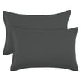 thumbnail image 1 of Unique Bargains Soft Microfiber Zippered Pillowcase 2pcs, 1 of 10