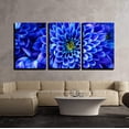 thumbnail image 2 of wall26 - Blue Aster Flower - Canvas Art Wall Art - 24"x36"x3 Panels, 2 of 4