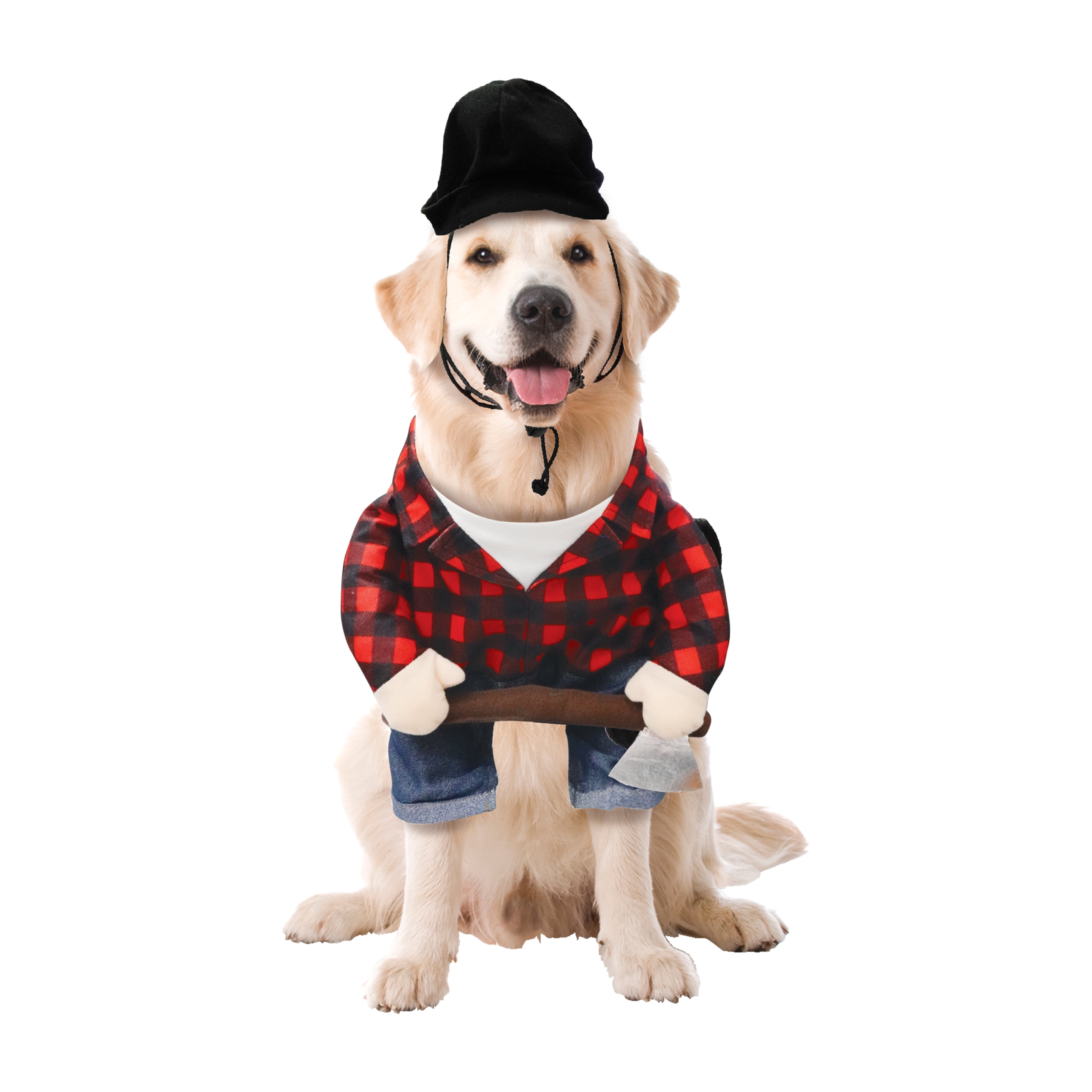 Best Furry Friends Costume for Dogs or Cats, Lumberjack, Large