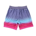 thumbnail image 2 of Mitchell & Ness Mens Nice Kicks Athletic Workout Shorts, Multicoloured, Small, 2 of 2