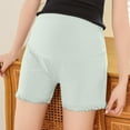 thumbnail image 5 of Pitauce Womens Maternity Lace Trim Casual Shorts Summer Cooling Under Dress Shorts Over Belly Lounge Short Pregnancy Pj Shorts, 5 of 5