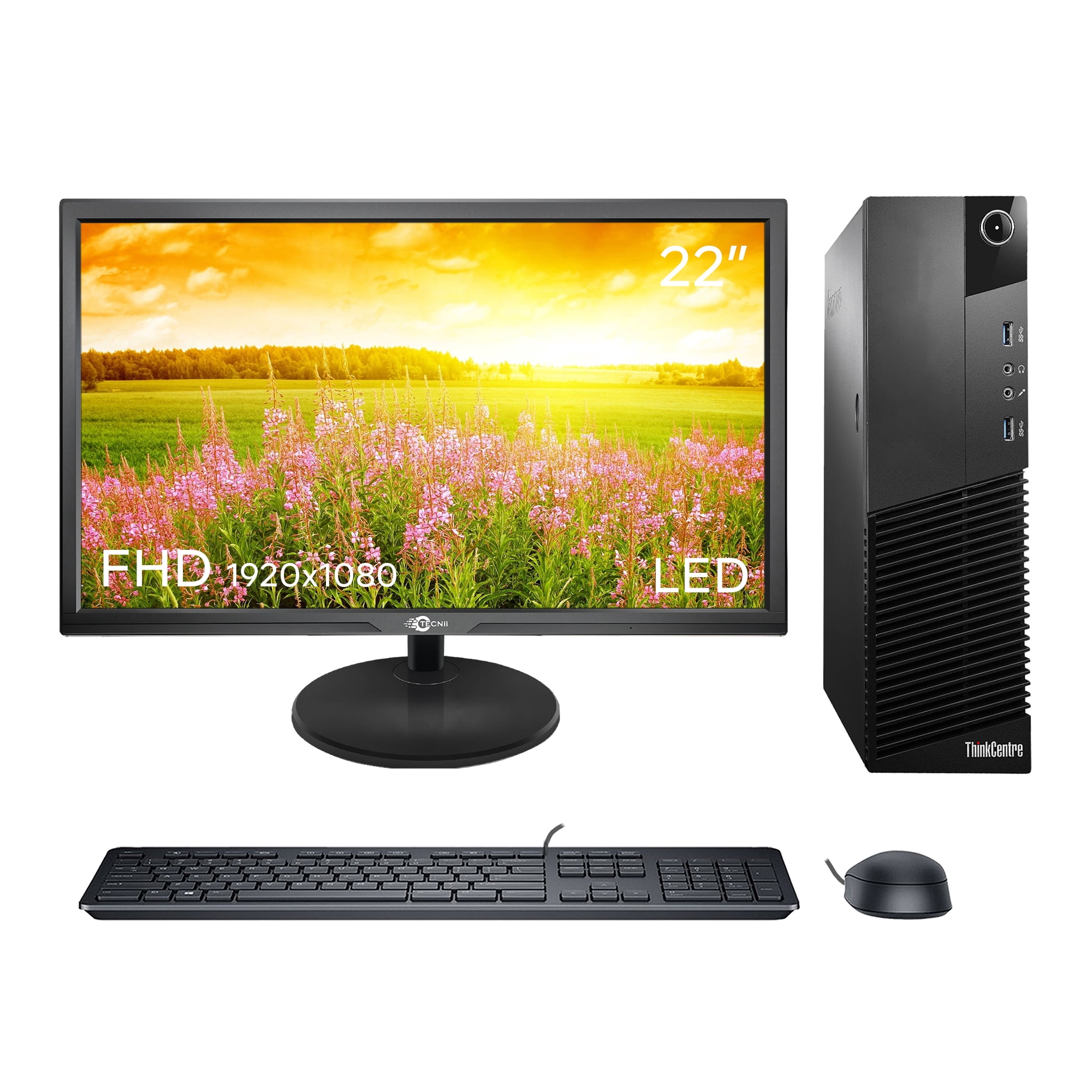 レノボ デスクトップ Win11pro core-i5 16GB 500GB Lenovo Desktop SFF I5 16GB RAM 512GB SSD Windows 11 Pro NEW 22