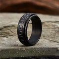 thumbnail image 2 of K-KED Punk Men Titanium Stainless Steel Ring Wedding Delicate Jewelry Band Rings Sz 6-12-12-Style 6, 2 of 6