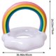 thumbnail image 4 of Rainbow Inflatable Pool Ring Floating Swimming Ring for Swimming Pool for Adults, 4 of 5