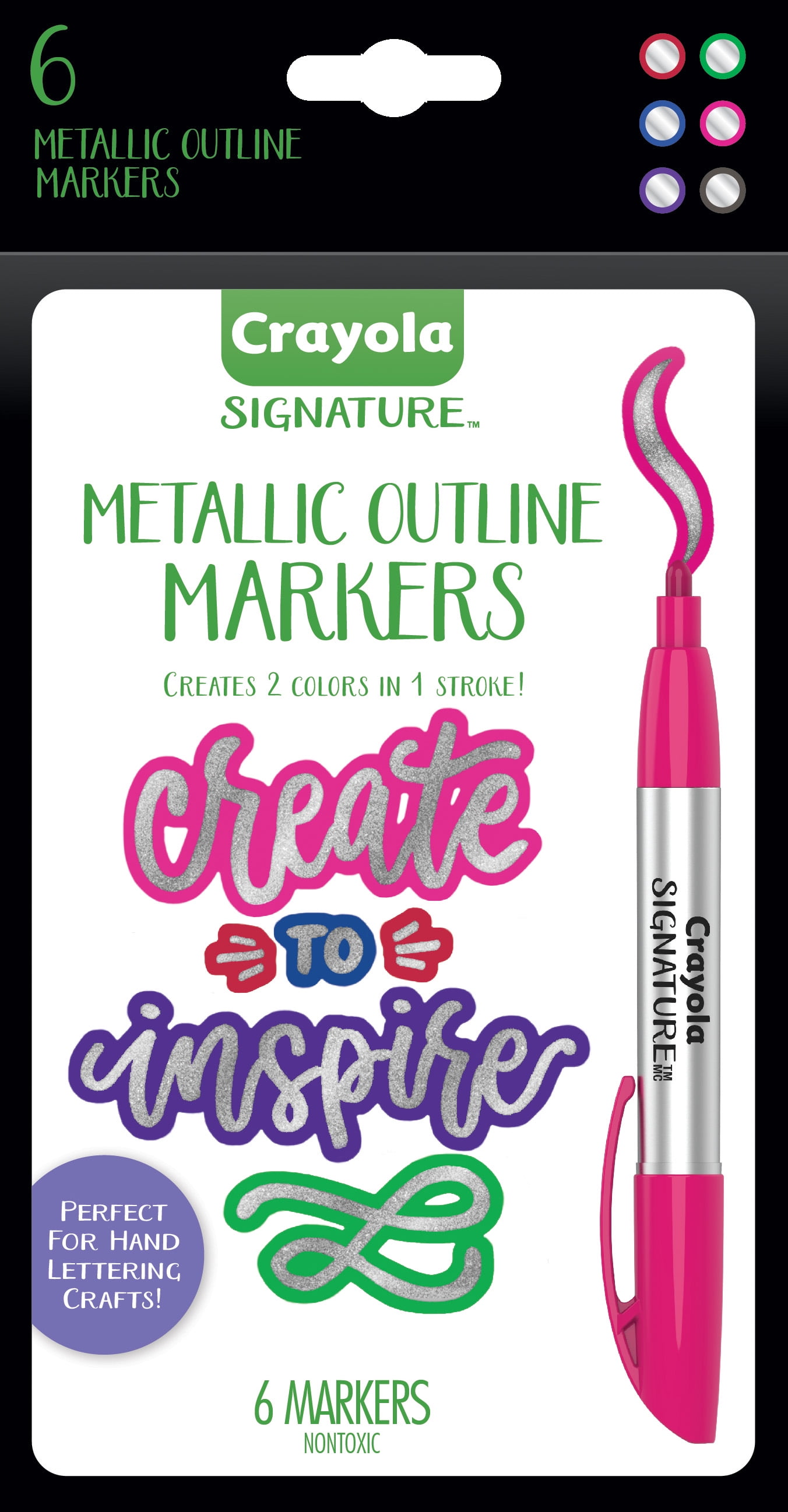 Crayola Project Metallic Outline Markers - Set of 4, 1 - Kroger